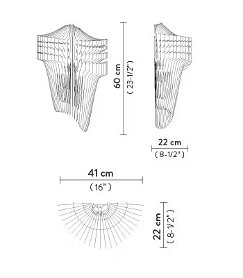 Aria-Applique-Slamp-dimensioni